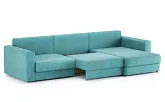 Диван угловой Ларсон 3М Nordic 71 аквамарин - превью 5 Диван угловой Ларсон 3М Nordic 71 аквамарин - превью 5