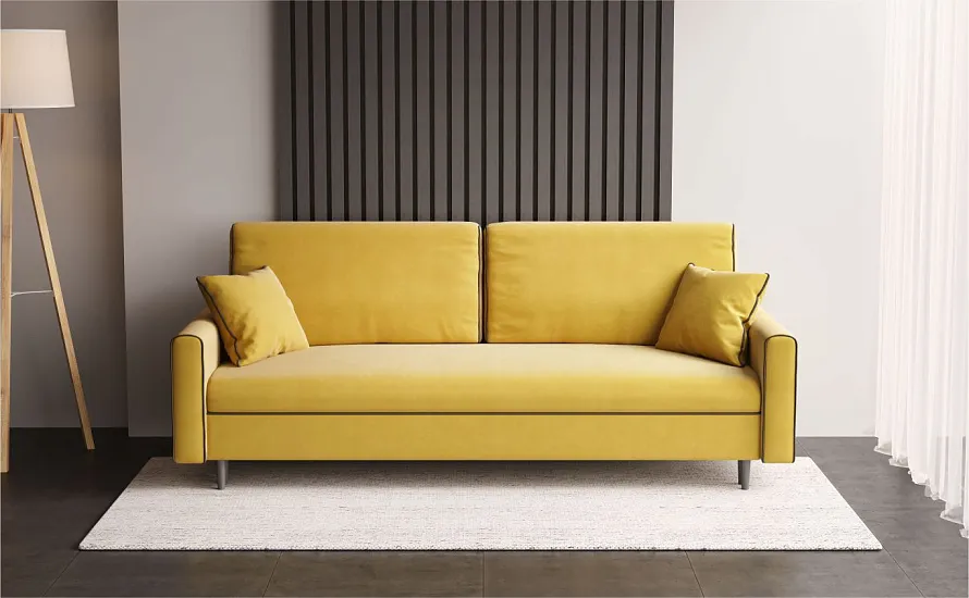 Диван Порту Leonardo 09 желтый - 7 Диван Порту Leonardo 09 желтый - 7