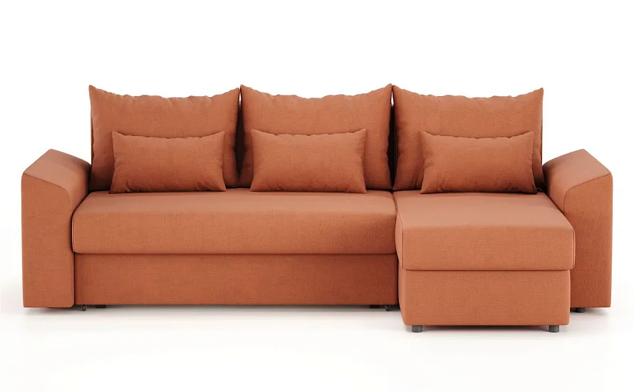 Диван угловой Арден Danco 412 оранжевый - 1 Диван угловой Арден Danco 412 оранжевый - 1